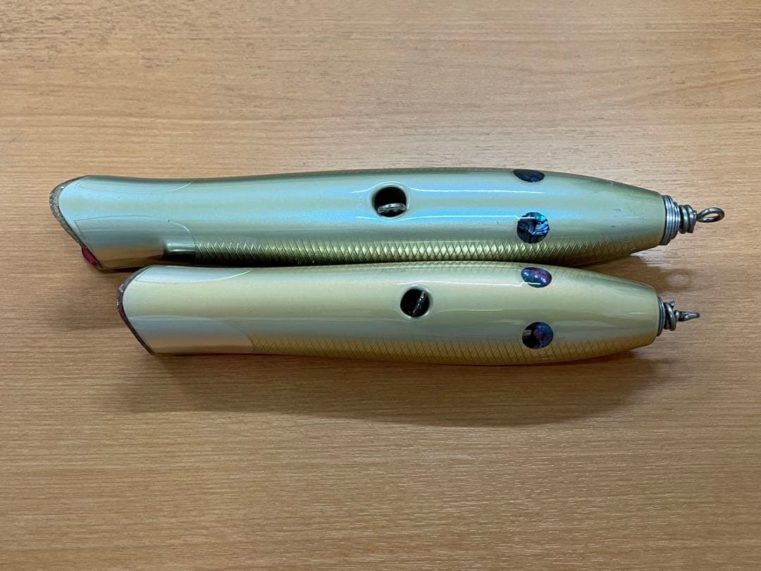 中山工房 トミポップ ウッドルアー2本セットマグロキャスティングなど