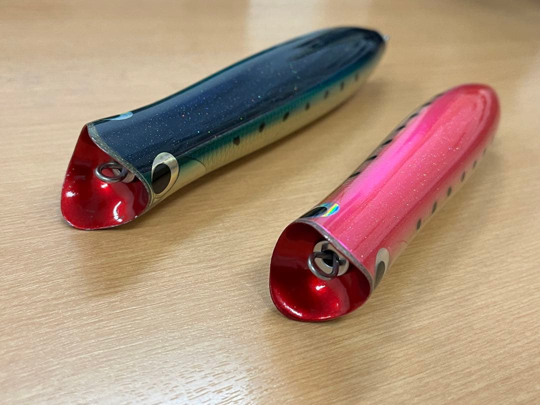 中山工房 トミポップ ウッドルアー2本セットマグロキャスティングなど