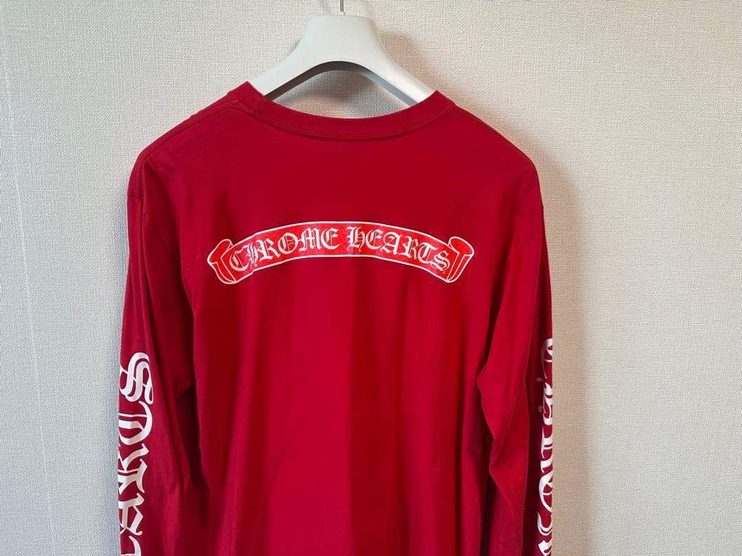 Chrome Hearts（クロムハーツ）赤 ロングTシャツ