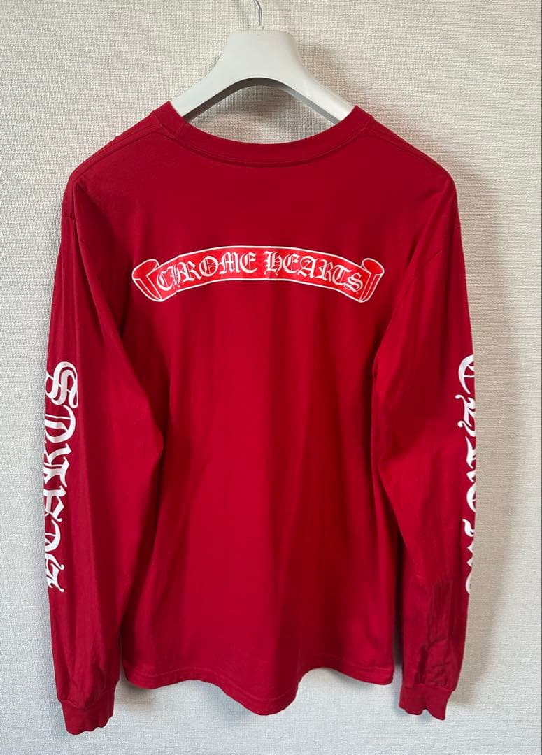 Chrome Hearts（クロムハーツ）赤 ロングTシャツ