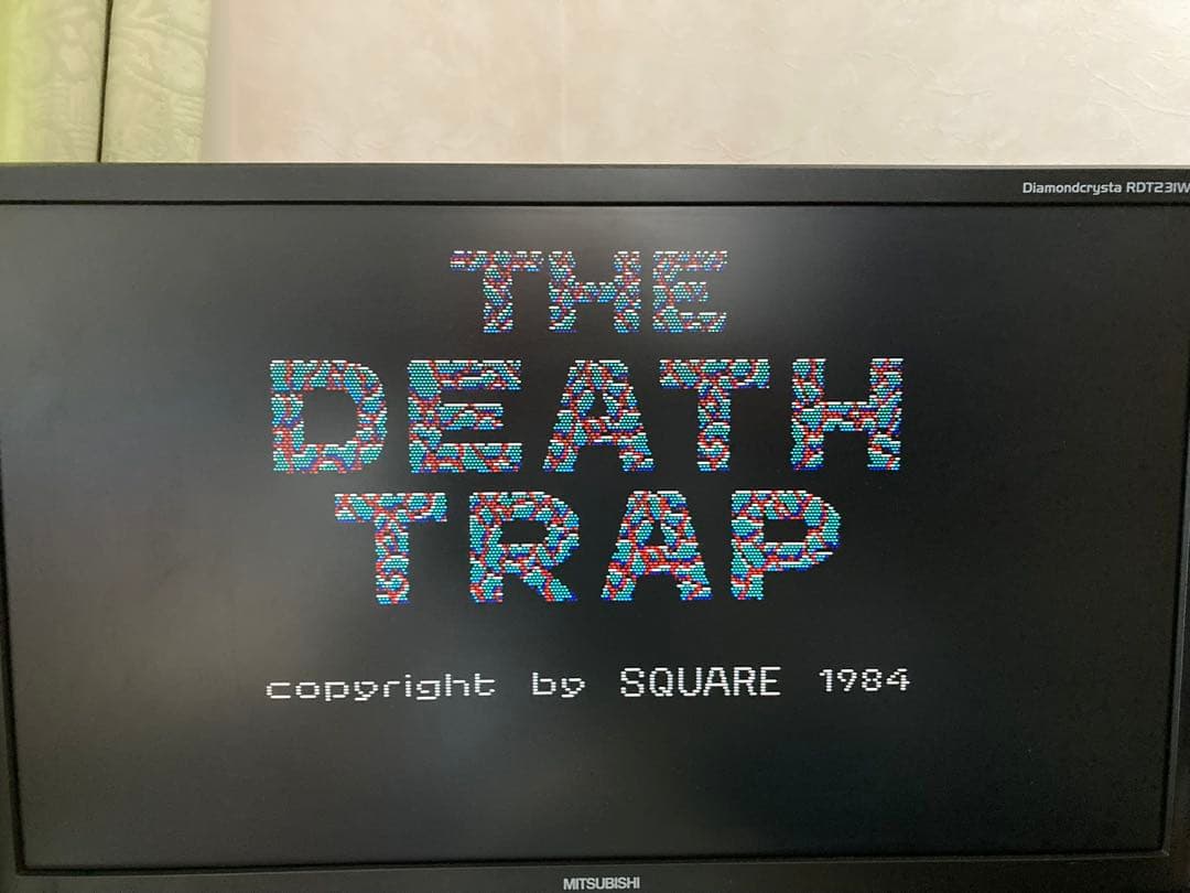 動作確認済　PC-8801mkIISRデス・トラップ1とIIセット
