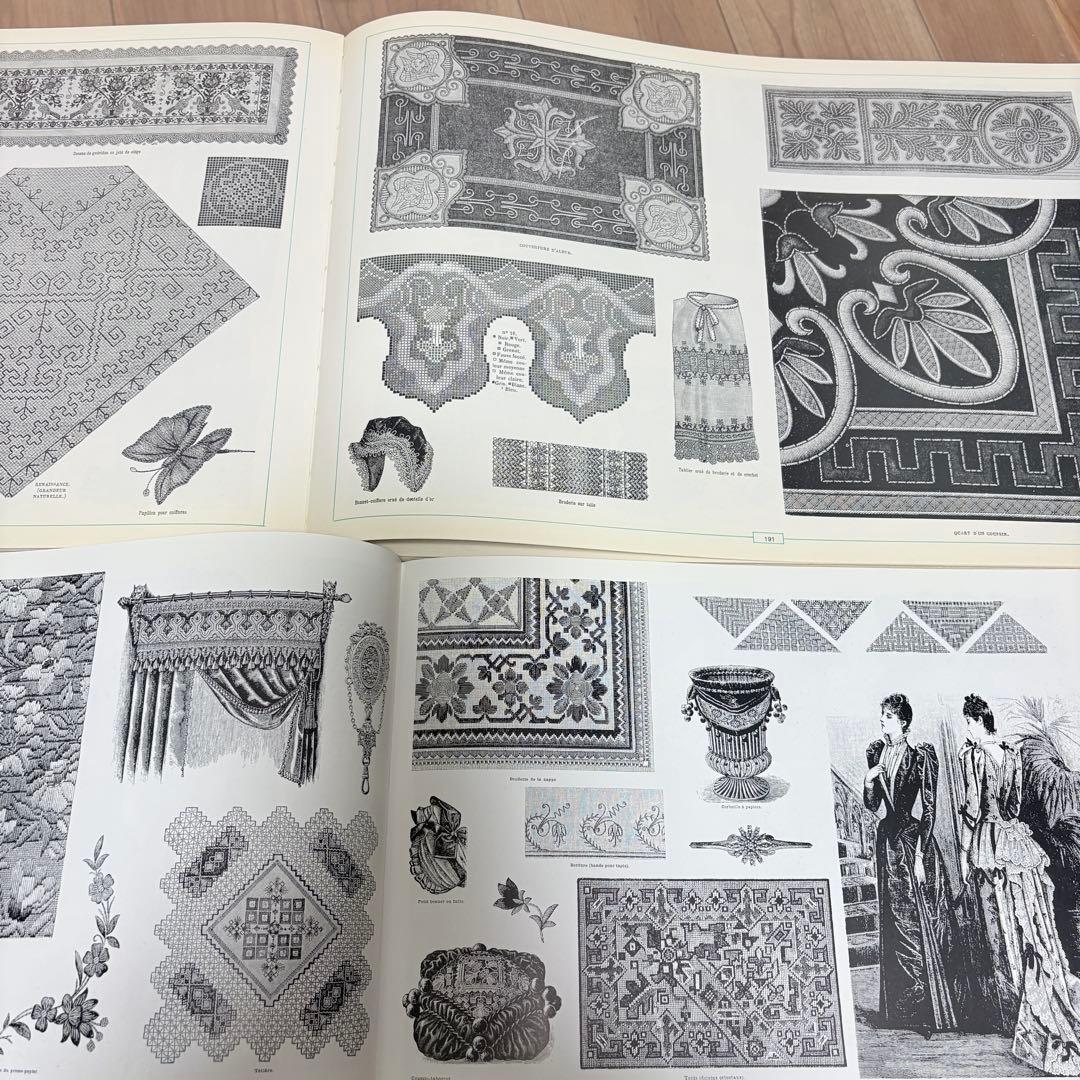 【洋書】レース図案 EMBROIDERY II 1870 &1860 2冊セット