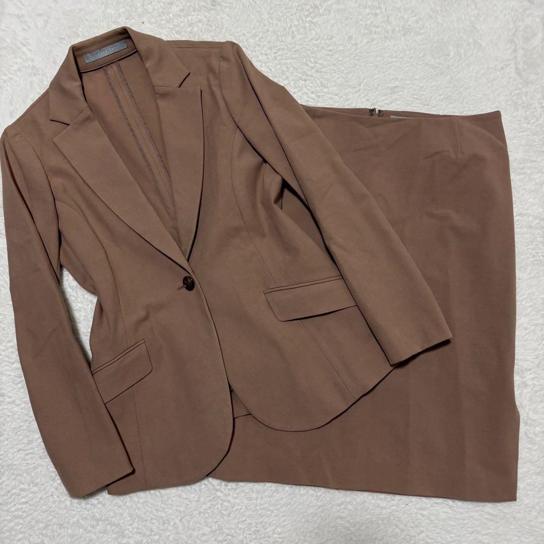 セオリーリュクス　レディース　スーツ　セットアップ　ストレッチ素材　38サイズ