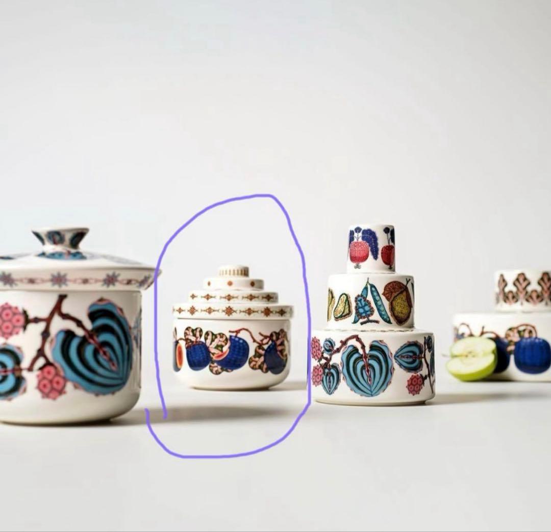 (イッタラ) タイカ サト 蓋付きジャー 新品　145×150mm