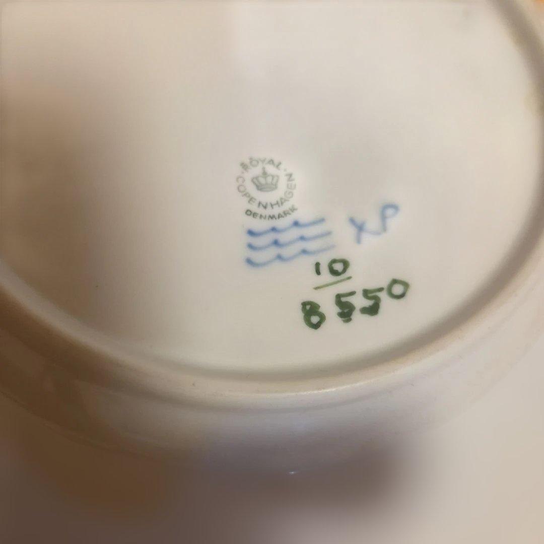 ロイヤルコペンハーゲン　ブルーフラワー　22cmプレート　４セット