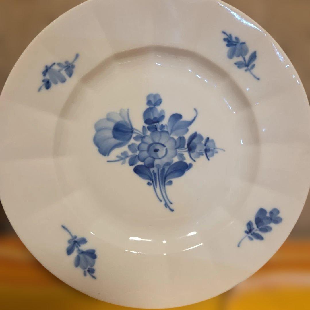 ロイヤルコペンハーゲン　ブルーフラワー　22cmプレート　４セット
