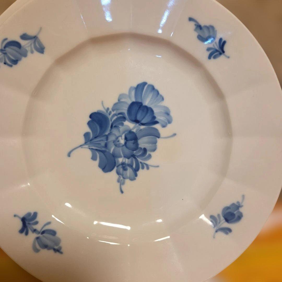 ロイヤルコペンハーゲン　ブルーフラワー　22cmプレート　４セット