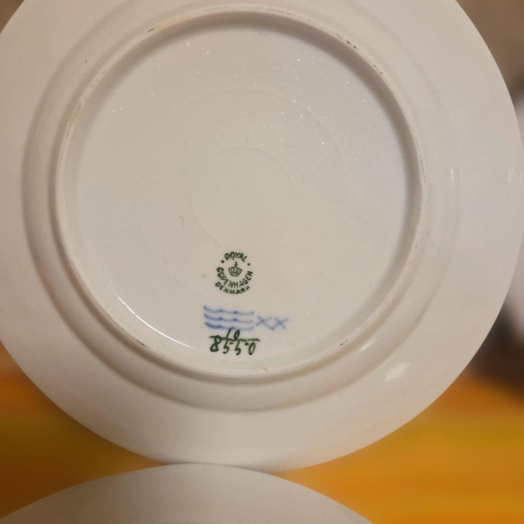 ロイヤルコペンハーゲン　ブルーフラワー　22cmプレート　４セット