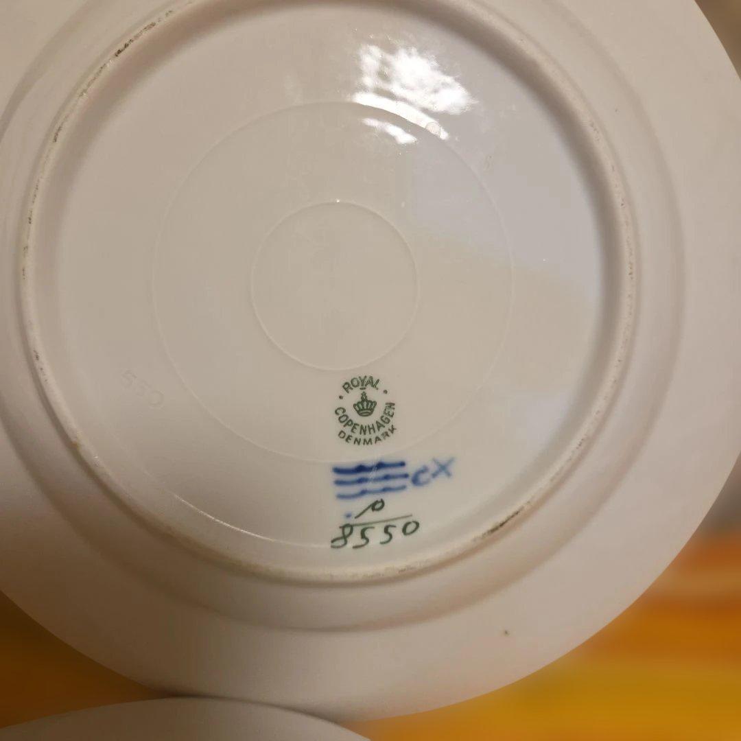 ロイヤルコペンハーゲン　ブルーフラワー　22cmプレート　４セット