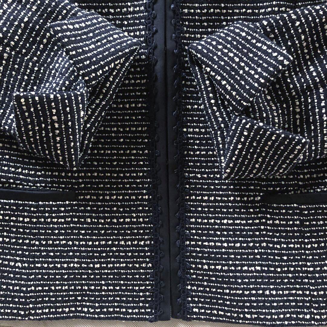 美品　リフレクト 大きいサイズ　レディース　ノーカラー　ジャケット　LL XL