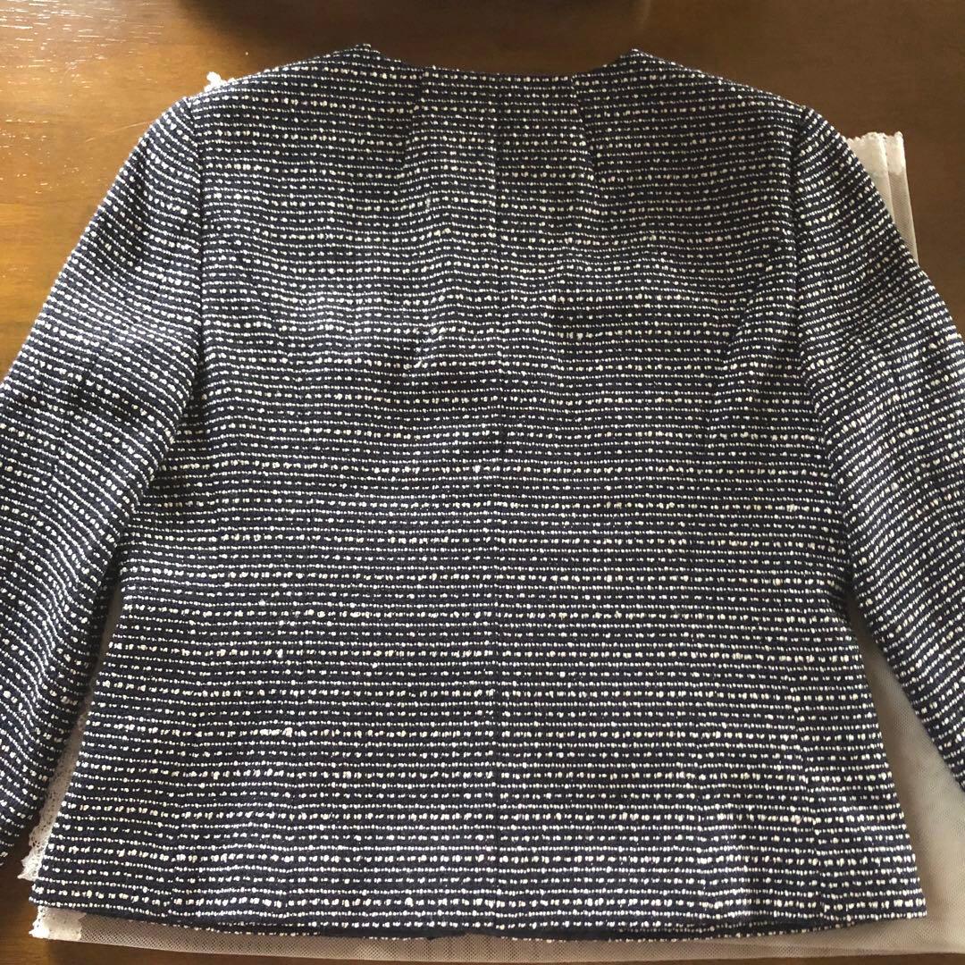 美品　リフレクト 大きいサイズ　レディース　ノーカラー　ジャケット　LL XL