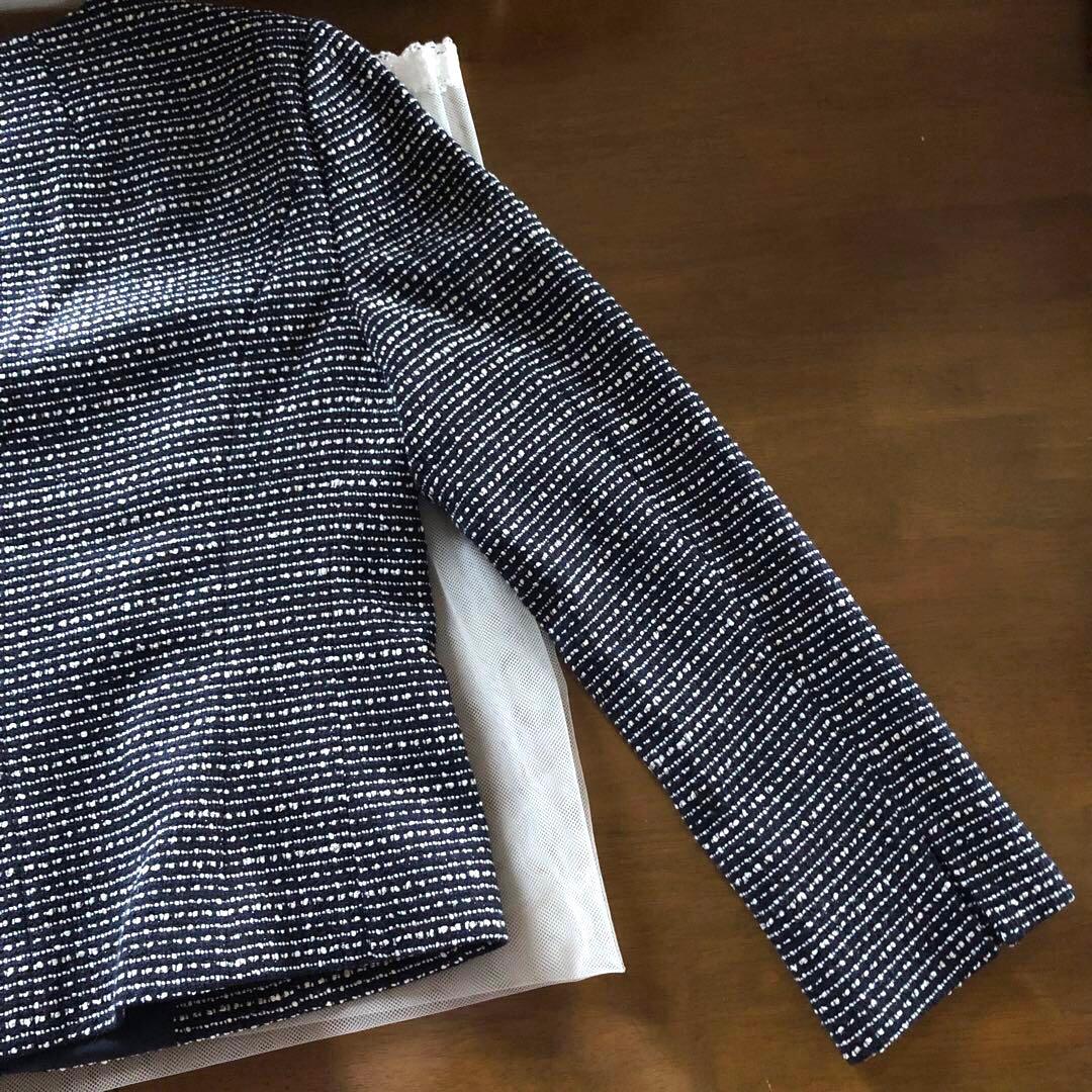 美品　リフレクト 大きいサイズ　レディース　ノーカラー　ジャケット　LL XL