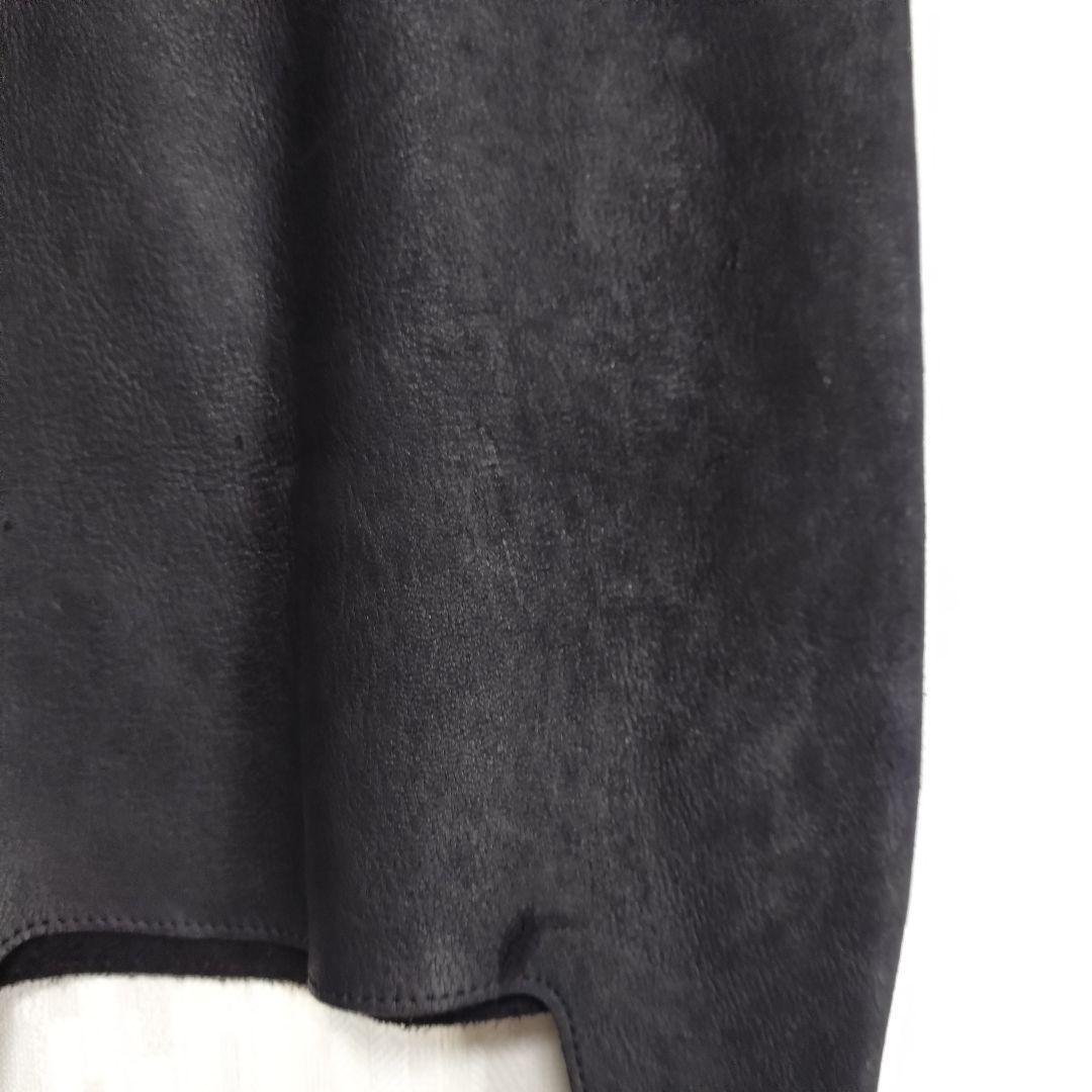 Dresswellドレスウェル　黒　ヘラジカバック　巾着型