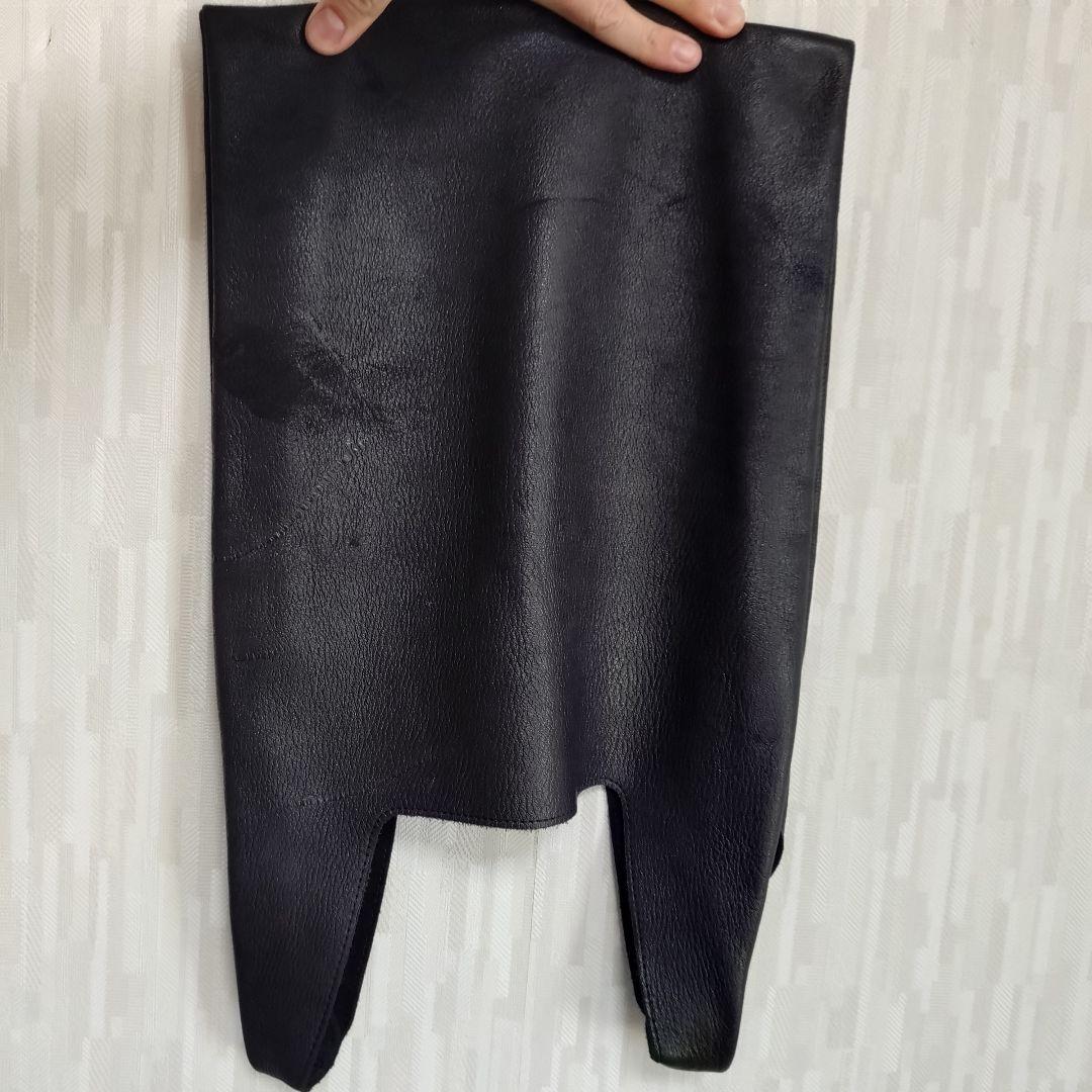 Dresswellドレスウェル　黒　ヘラジカバック　巾着型