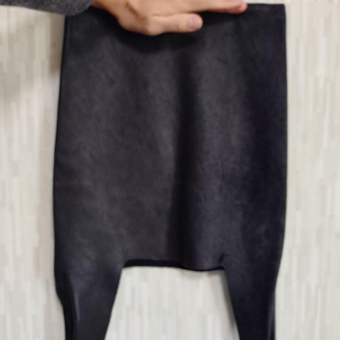 Dresswellドレスウェル　黒　ヘラジカバック　巾着型