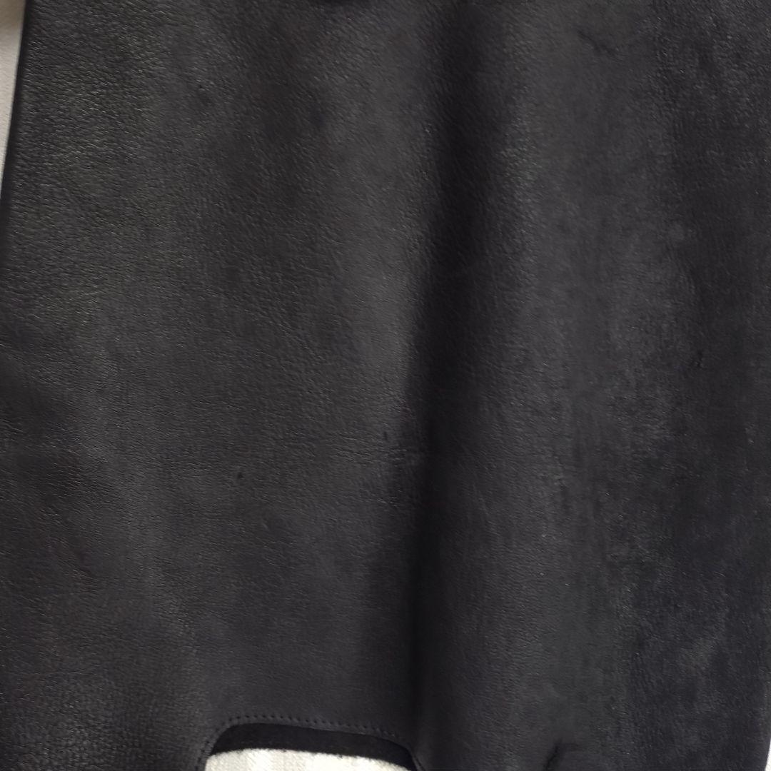 Dresswellドレスウェル　黒　ヘラジカバック　巾着型