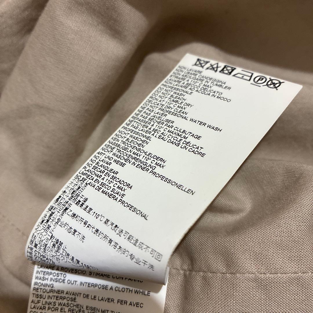 MM6 Maison Margiela ベージュロングコート 38