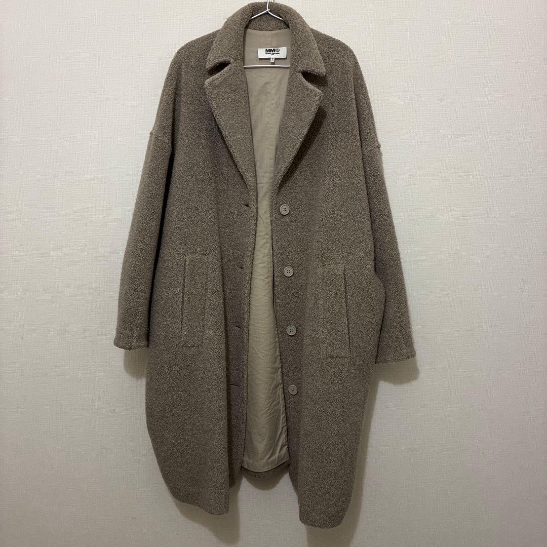 MM6 Maison Margiela ベージュロングコート 38