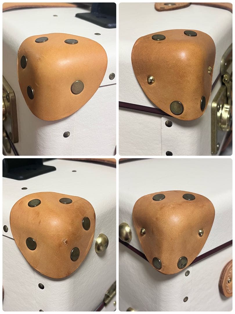 グローブトロッター ヴァルカンファイバー レザー キャリーケース ベージュ 20