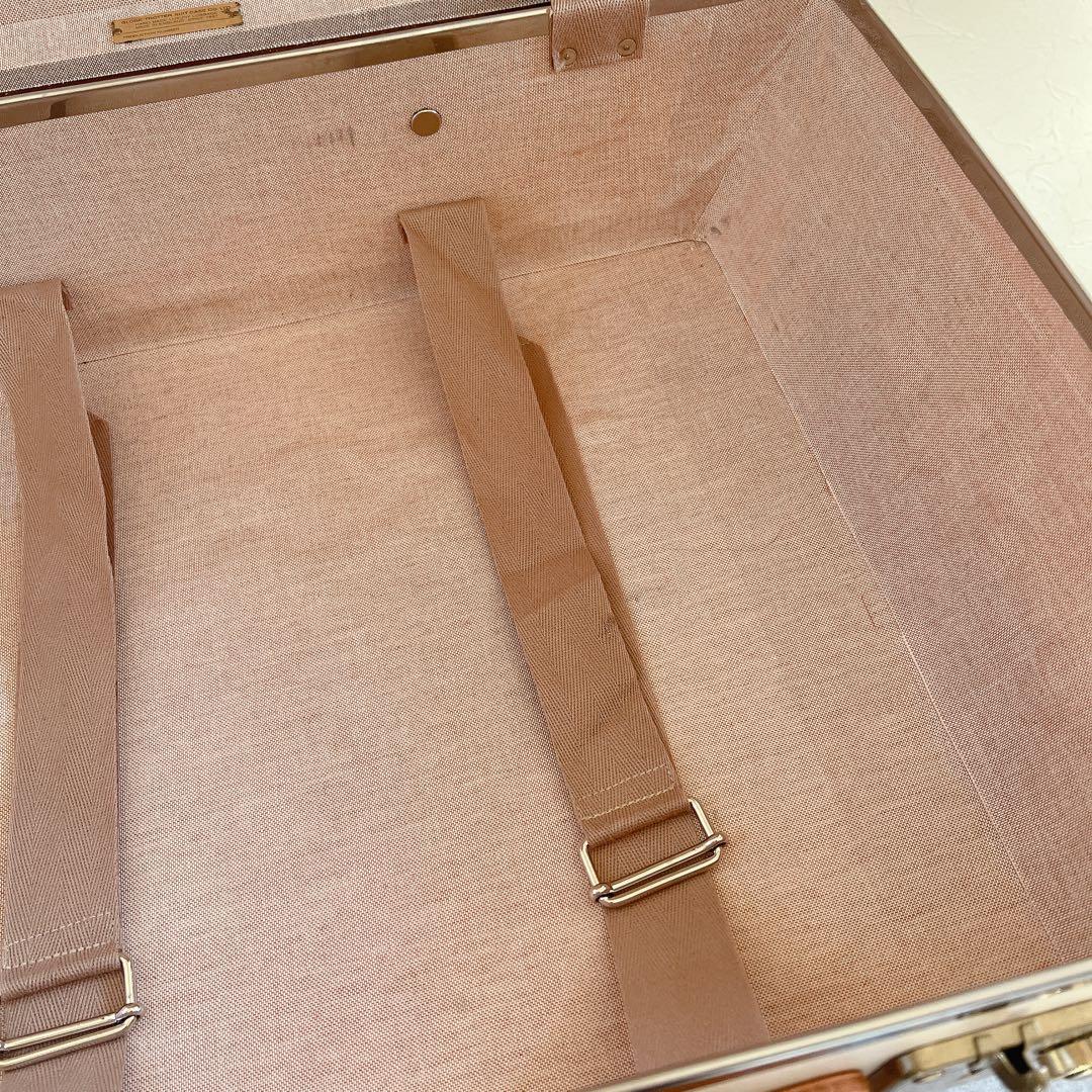 グローブトロッター ヴァルカンファイバー レザー キャリーケース ベージュ 20