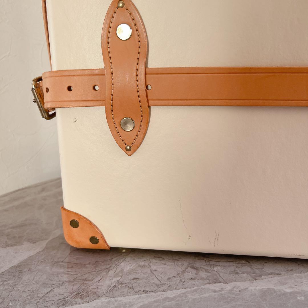 グローブトロッター ヴァルカンファイバー レザー キャリーケース ベージュ 20