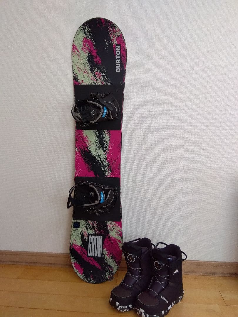 Burton Grom　キッズ　 スノーボード、ビンディング、ブーツ3点セット