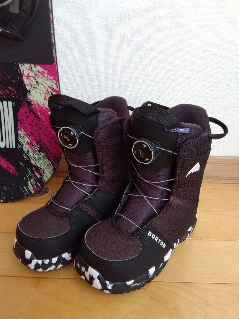 Burton Grom　キッズ　 スノーボード、ビンディング、ブーツ3点セット