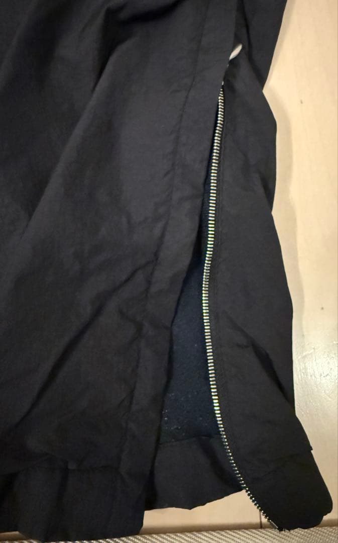 COMOLI 19AW 製品染ナイロン トラックパンツ Q03-03002