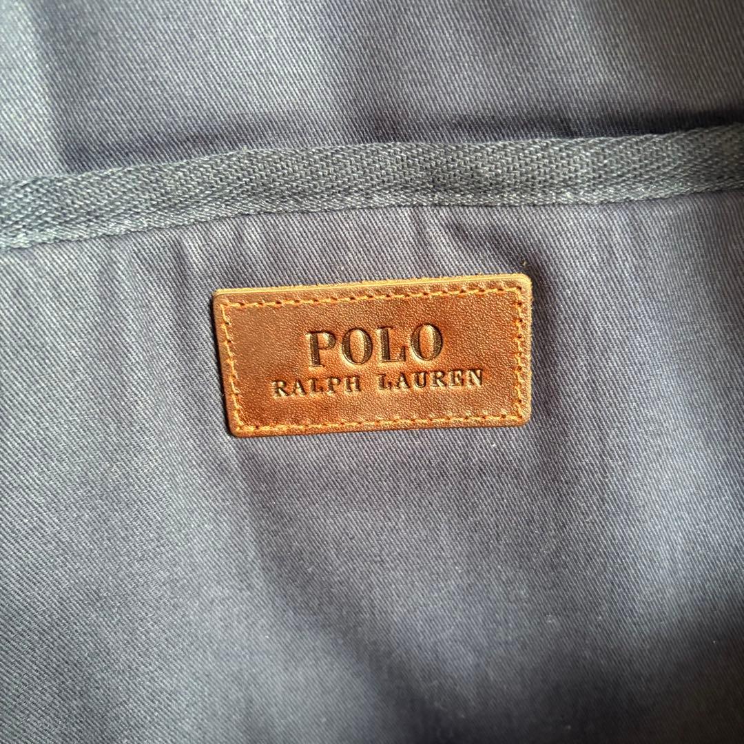 【極美品】POLO RALPH LAUREN ポロベア刺繍キャンバス リュック