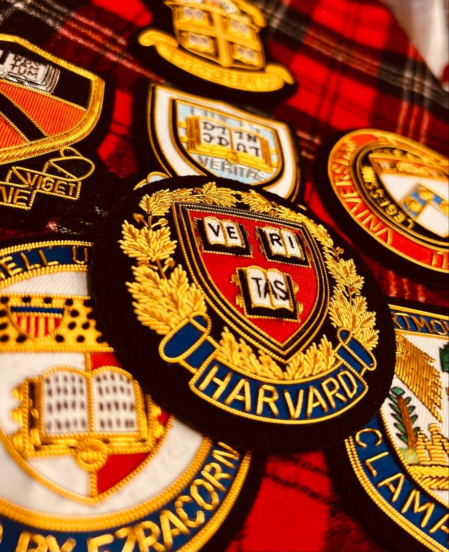 アメリカ東部8大学ブレザー、モールエンブレム8個セット！大変貴重