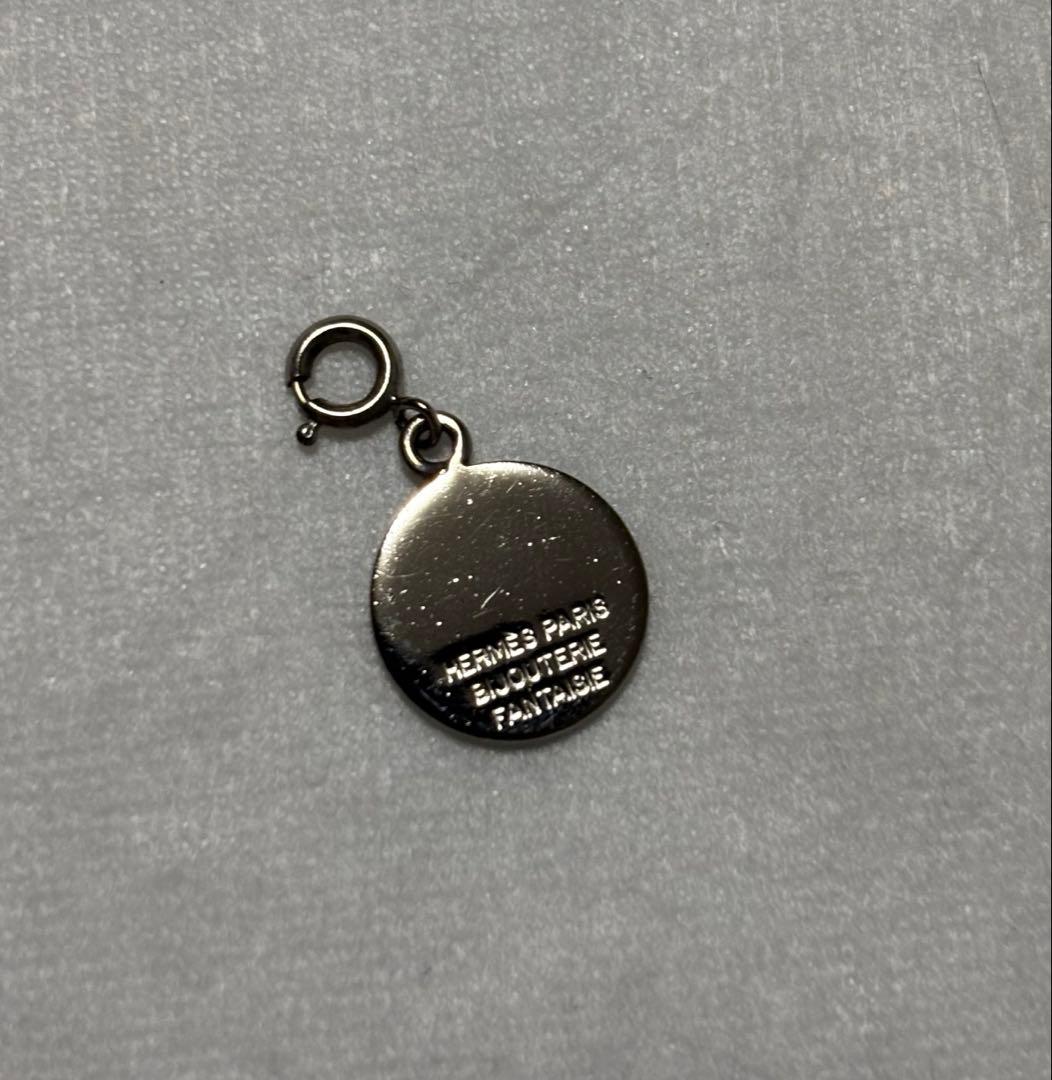 美品 HERMESエルメス セリエ ネックレス ペンダント チャーム シルバー