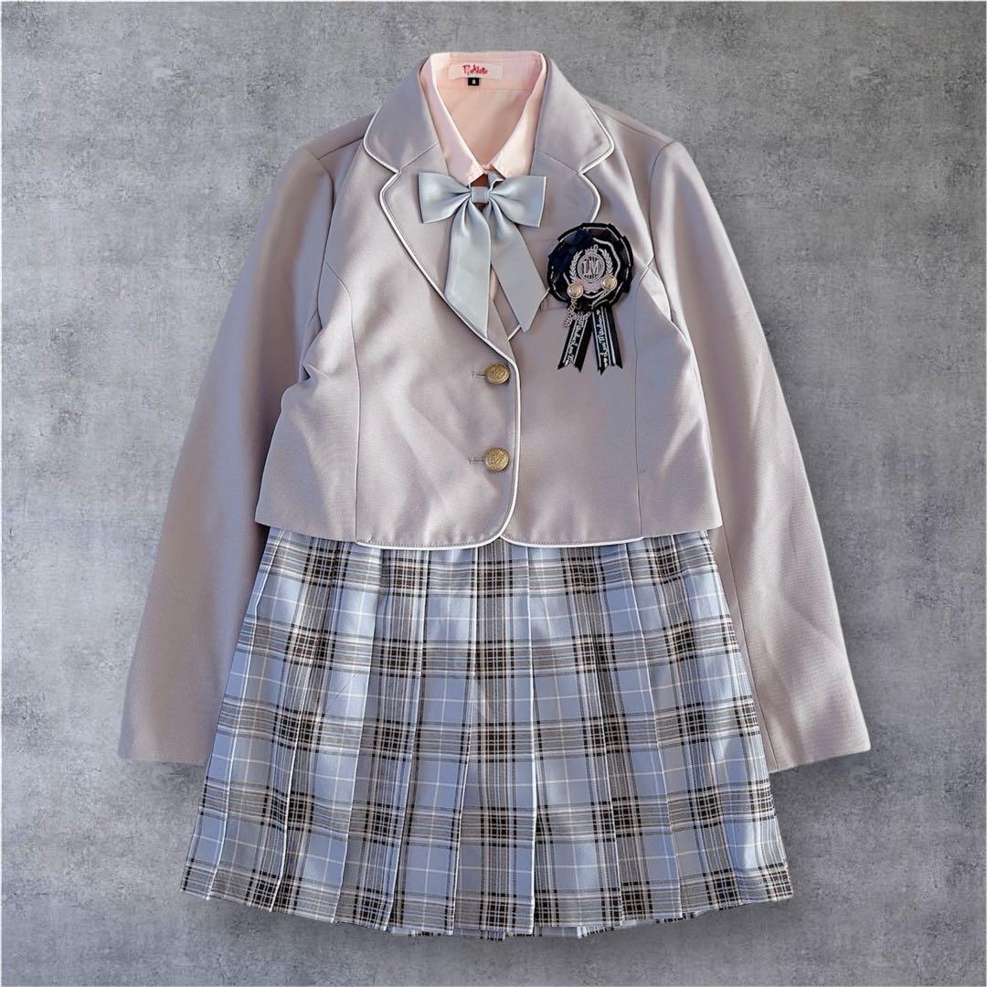 8【美品】レピピアルマリオ ガールズフォーマルスーツ　卒服　160㎝　5点セット