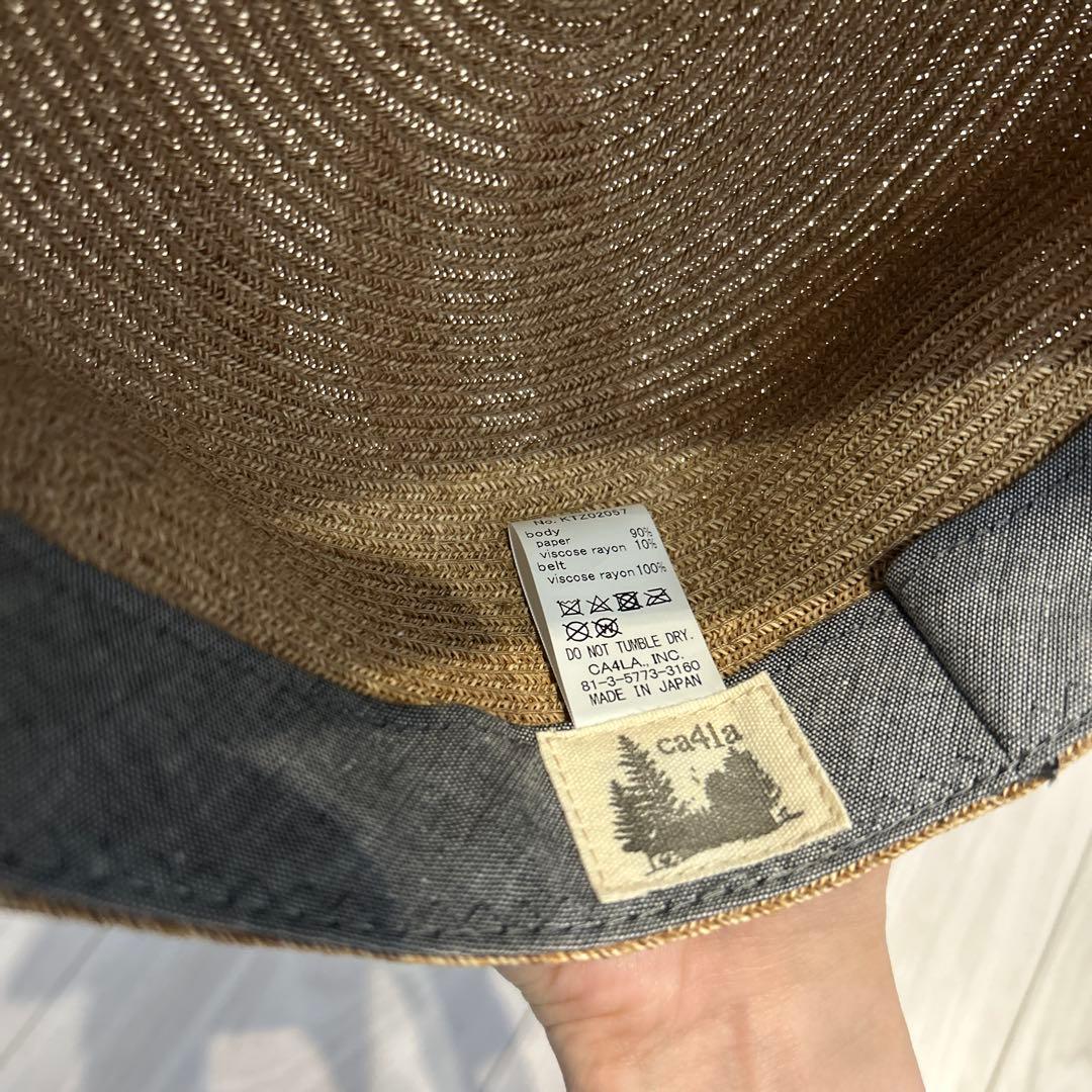 CA4LA リボン付キャスケット　美品