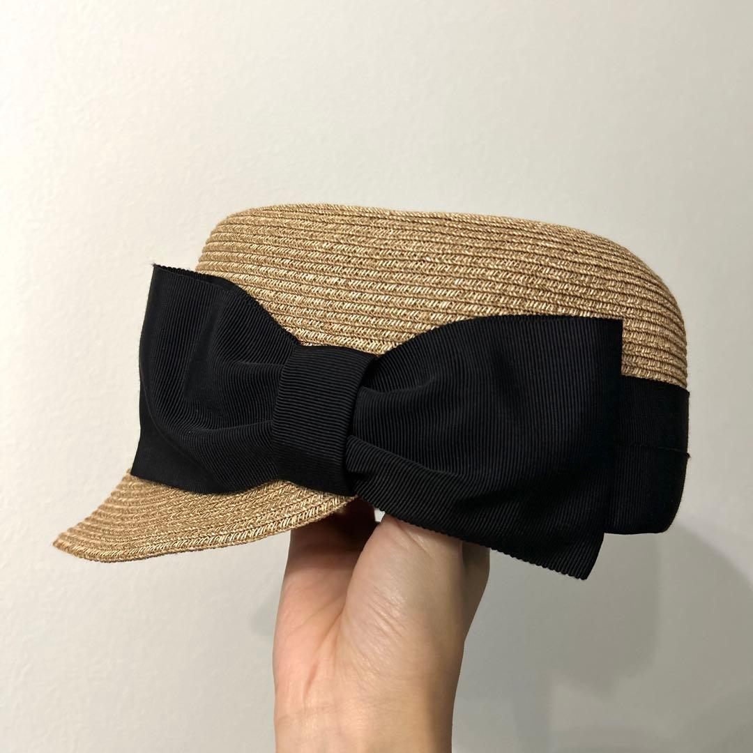 CA4LA リボン付キャスケット　美品