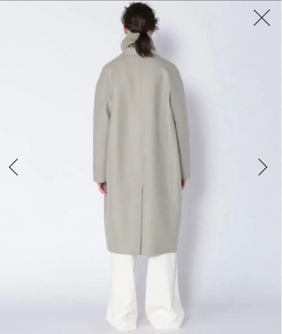 処分価格【美品】希少カラー　ギャルリーヴィー　ライトメルトン　コート　36