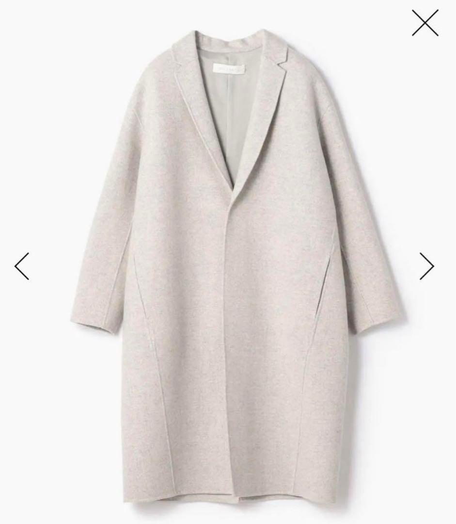 処分価格【美品】希少カラー　ギャルリーヴィー　ライトメルトン　コート　36