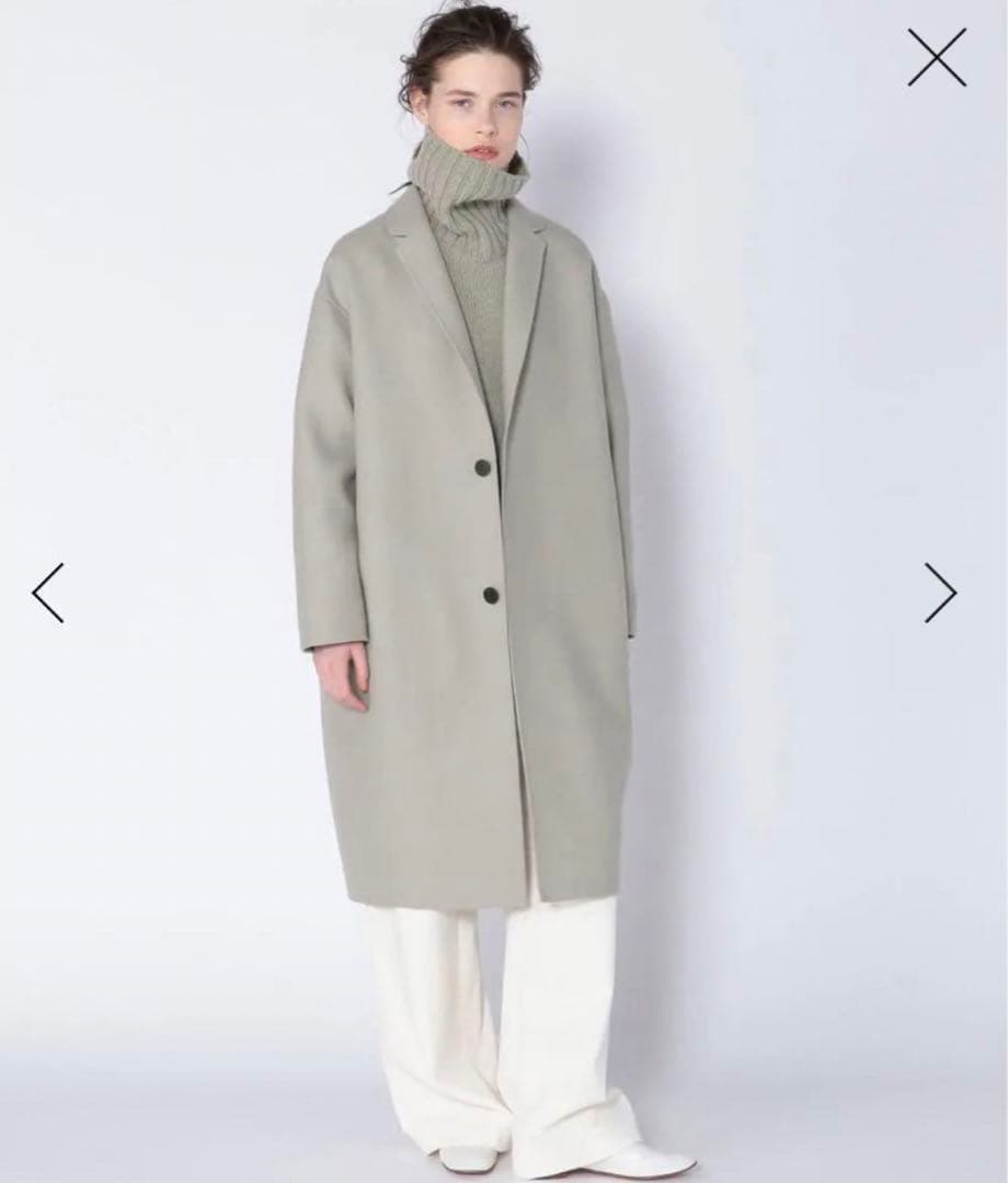 処分価格【美品】希少カラー　ギャルリーヴィー　ライトメルトン　コート　36