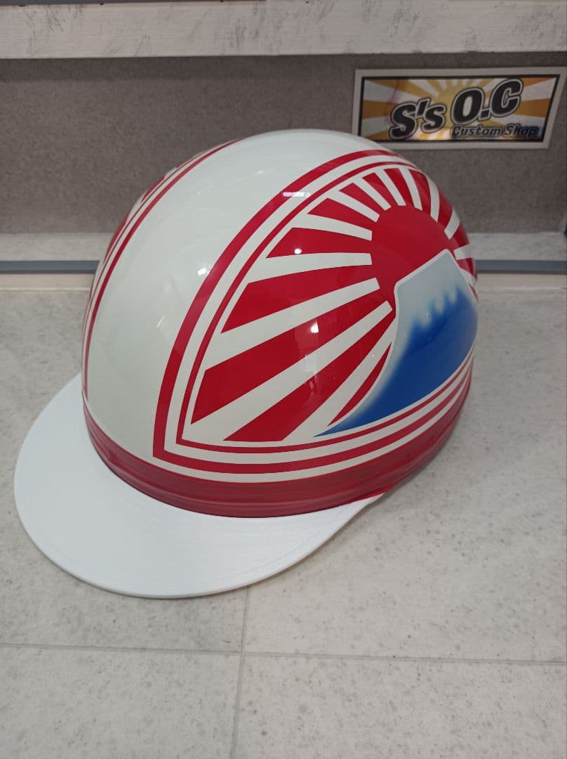 カスタムコルク半　白赤富士日章