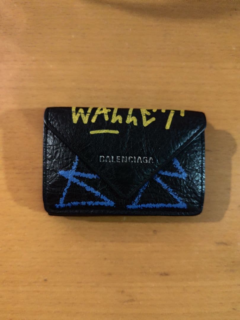 バレンシアガ　グラフィティ　ミニ財布