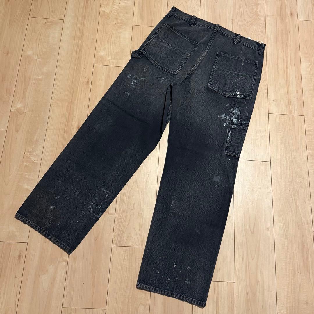 パンツ BOW WOW DUCK PAINTER PANTS AGED XL BLACK