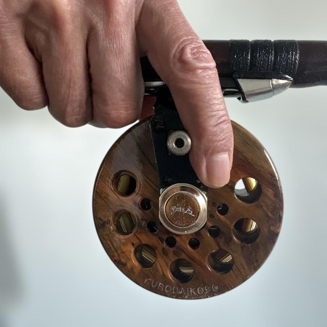 黒鯛工房へち達人88木製限定品中古タイコリール　希少品