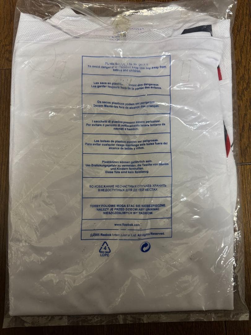 新品、未開封タグ付！ ボルトンReebok 中田英寿 ユニフォームM