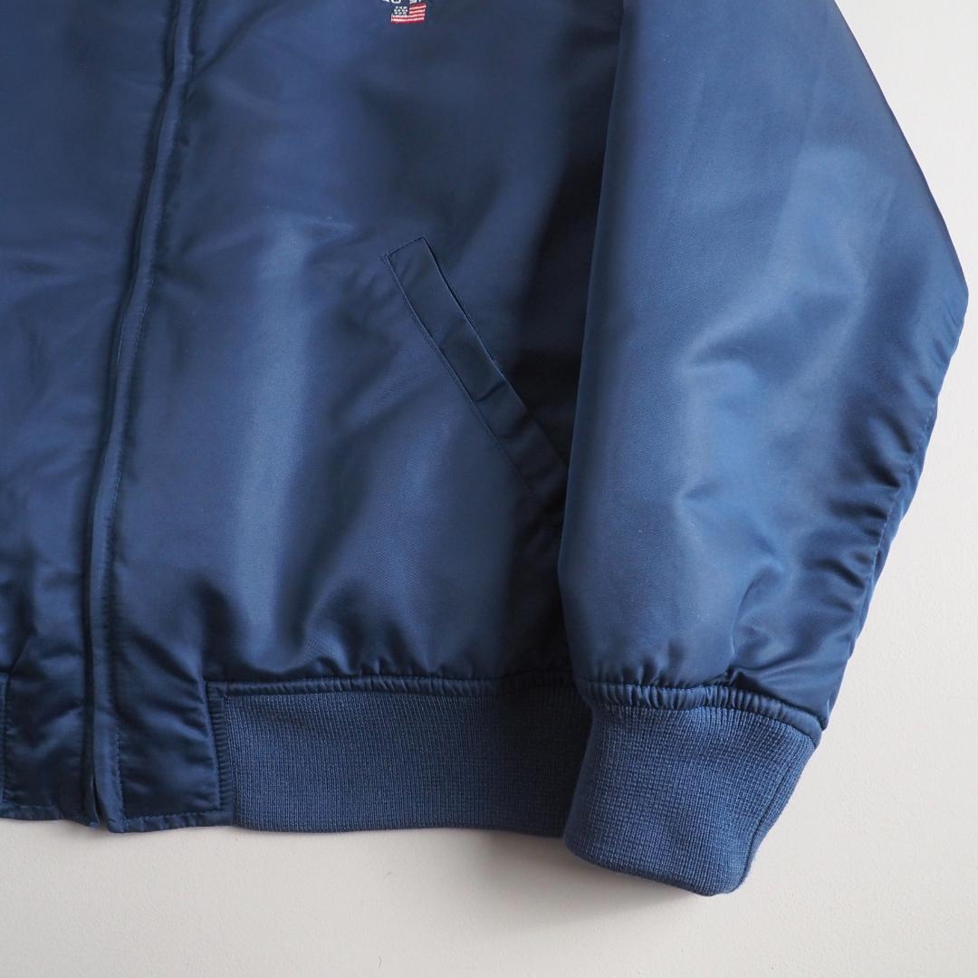 ラルフローレン　フライトジャケット　MA-１　ネイビー　美品