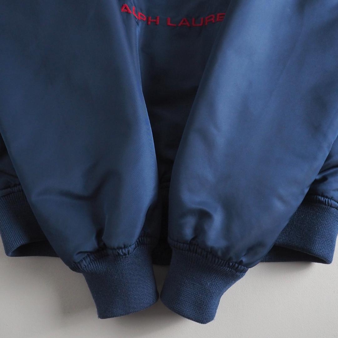 ラルフローレン　フライトジャケット　MA-１　ネイビー　美品