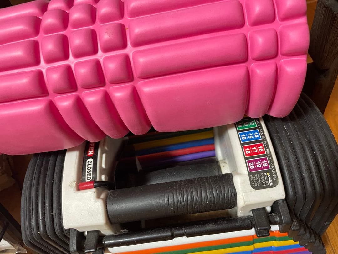 手渡しのみセット売り　ベンチ台　可変式　パワーブロック　ダンベル