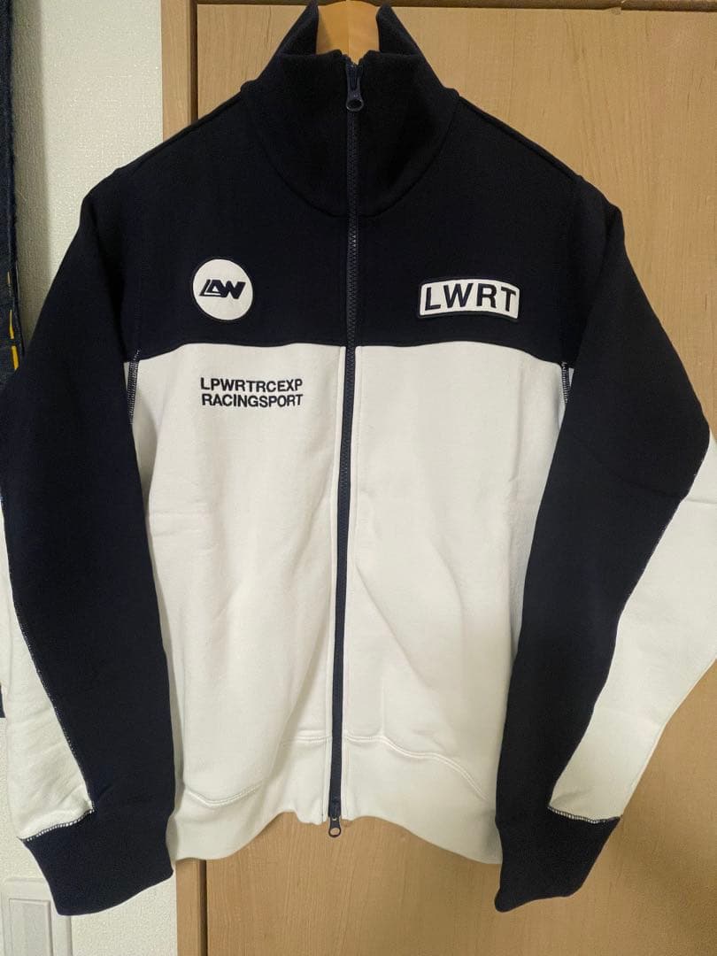 ひろし　ループウィラー　LWRTジャケット　S ネイビーxホワイト