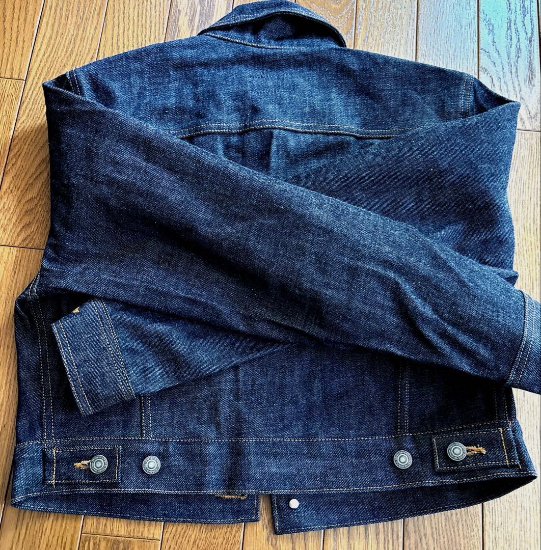 児島デニム ジャケット　長袖 赤耳