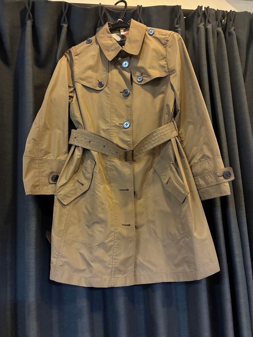 美品◽️BURBERRY ナイロントレンチコート サイズ44 ベージュ