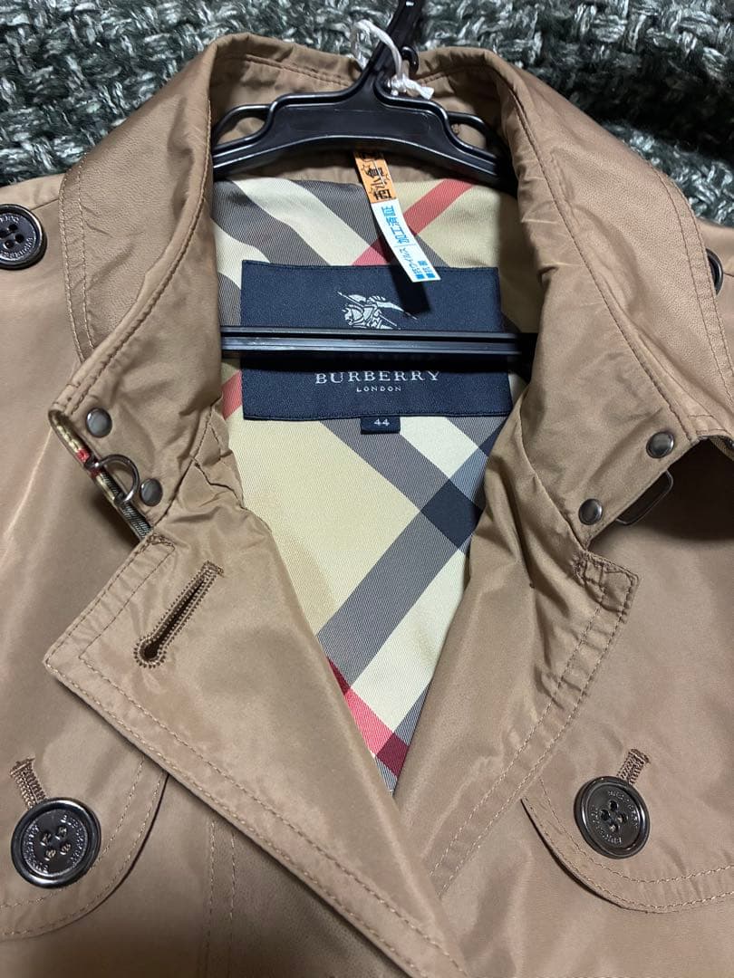 美品◽️BURBERRY ナイロントレンチコート サイズ44 ベージュ