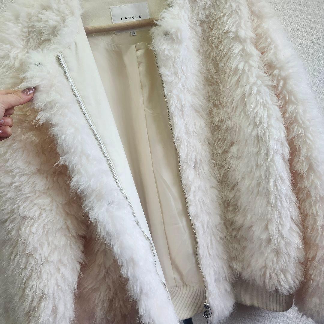 【値下げ】CADUNÉ ボアブルゾン